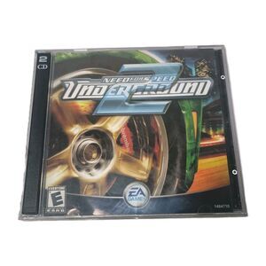 Need for Speed Underground PC CD-ROM EA Games 2003 2-Disc Set
